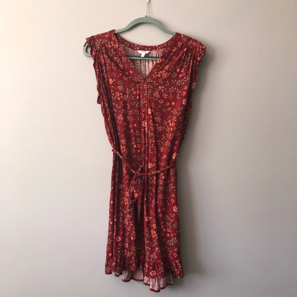 ♥️ Red Floral Dress